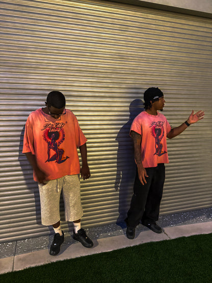 SKW AfroGirl Cut-off Tee